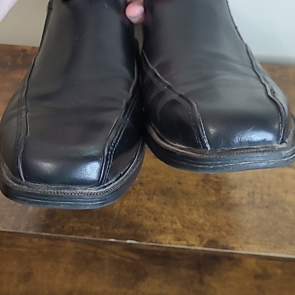 Nunn Bush Black Leather Slip-On Loafers size 13 main image 7